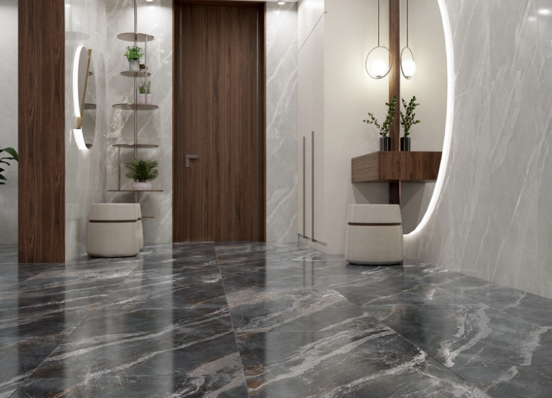 Керамогранит Primavera Arma Nero Lapato Carving 60х120см (LC208)