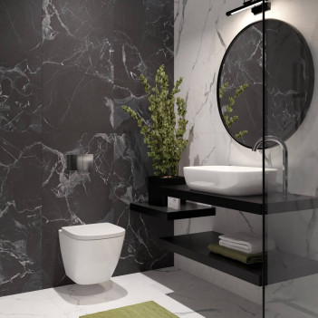 Керамогранит Primavera Dalim Black Матовый 60х120см (NR236)
