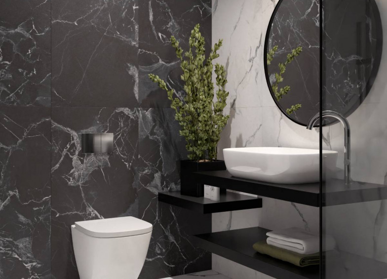Керамогранит Primavera Dalim Black Матовый 60х120см (NR236)